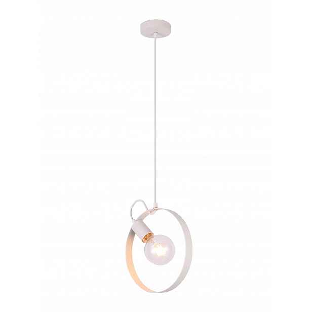 Závěsná lampa kulatá bílá 1x40W E27 Nexo Ledea