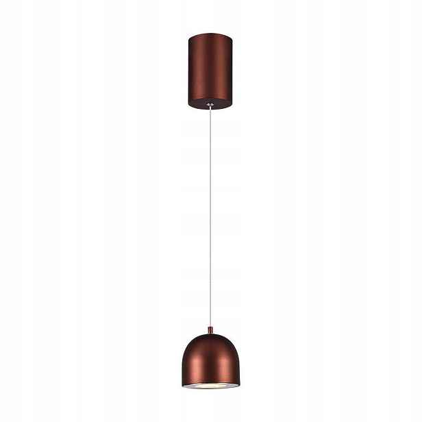 Závěsná Led lampa 3000K s dotykovým vypínačem, hnědá, nad stolem V-tac