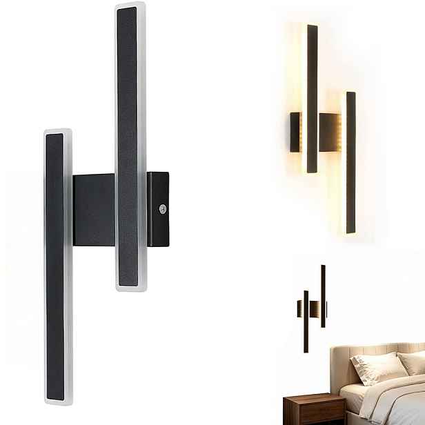 Nástěnná Lampa Nástěnné Led Černá Moderní Chodba Obývací Pokoj 3000K 32W