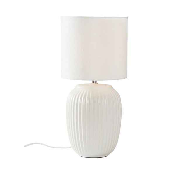 Bílá keramická stolní lampa (výška 41 cm) Karlsson – Jotex