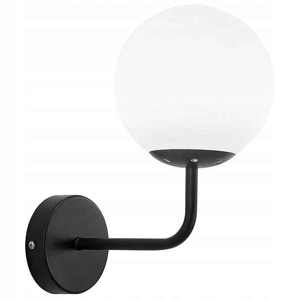 Minimalistická nástěnná lampa Černá Bílá Nástěnná lampa Loft Black G095 E27