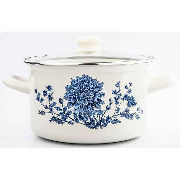 Hrnec s poklicí okovaný Jiřina 6,2L 24 cm