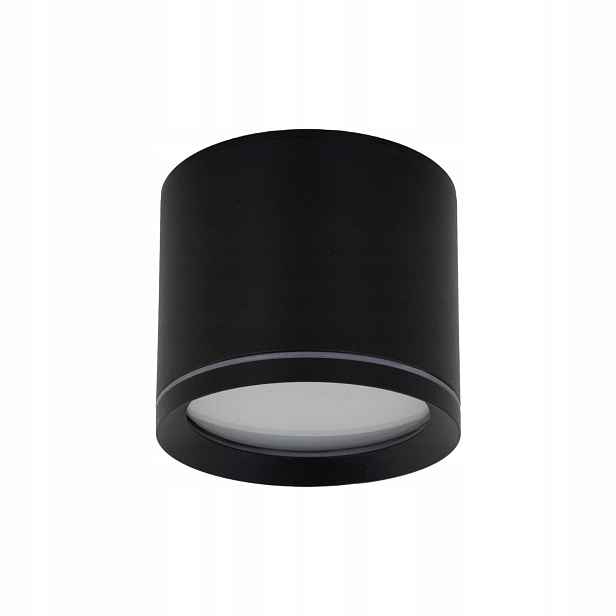 Nástěnné svítidlo Spot Reflektor Kulaté Stropní Svítidlo Černé Vivo IP44 GX53 Tk Lighting