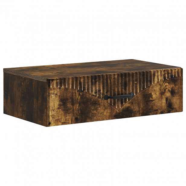 vidaXL Nástěnný boční stůl 59 x 34,5 x 17 cm Kompozitní dřevo