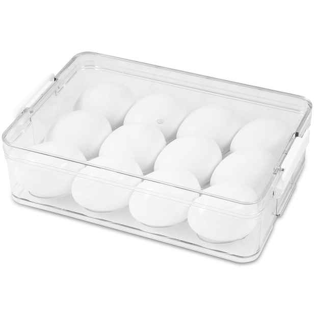 HomePRO 140043 Dóza na vajíčka, 12ks, transparentní