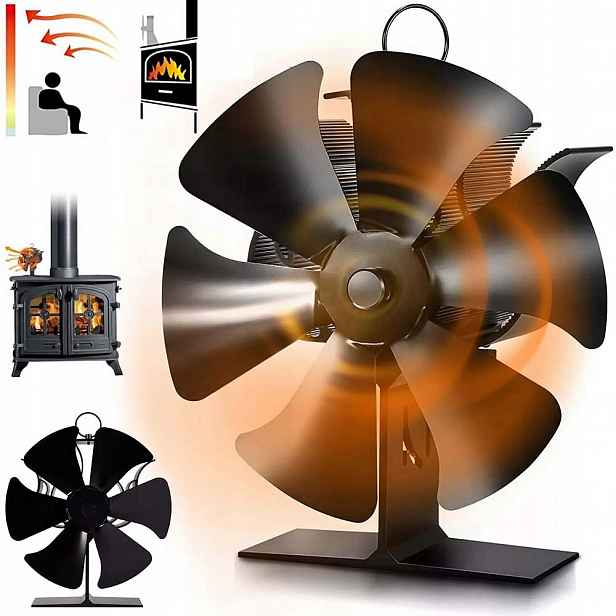 Krbový Ventilátor Termoelektrický Větráček Napájený Teplem Turbína