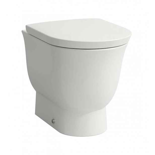 Laufen The New Classic - Stojící WC, zadní/spodní odpad, Rimless, matná bílá H8238517570001
