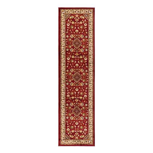 Červený běhoun 66x300 cm Sherborne – Flair Rugs