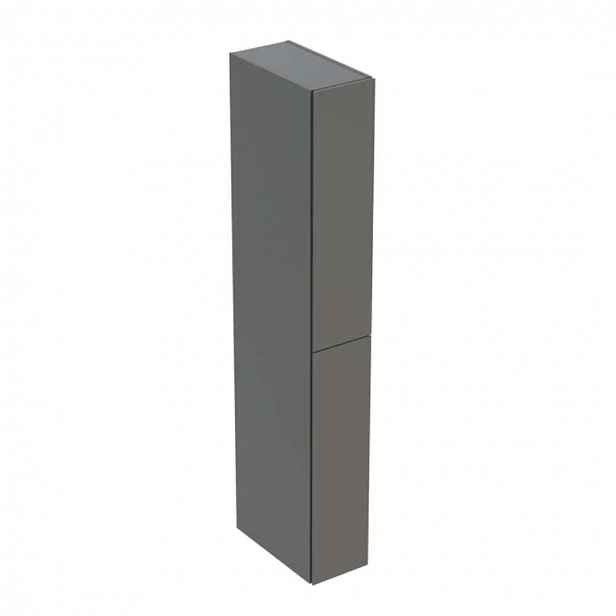 Geberit - Vysoká skříňka 180x24x48 cm, 2 zásuvky, lávová 503.011.JK.1