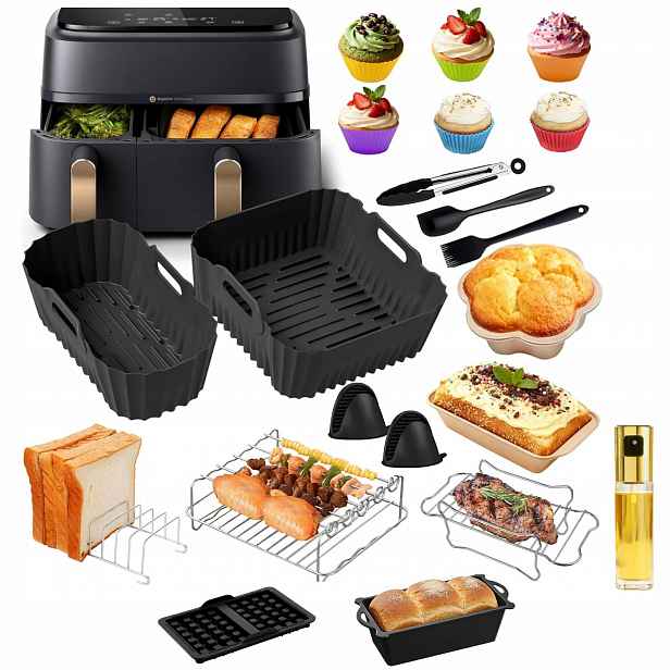 Sada Pro Philips Airfryer Dual Basket Příslušenství Pro Pečení Vaření