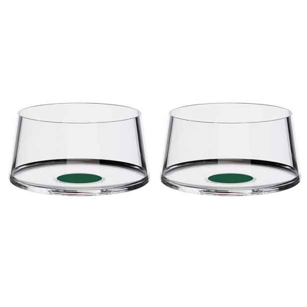 Sklenice na šampaňské Trebonn SplitGlass, 2 ks Barva: zelená