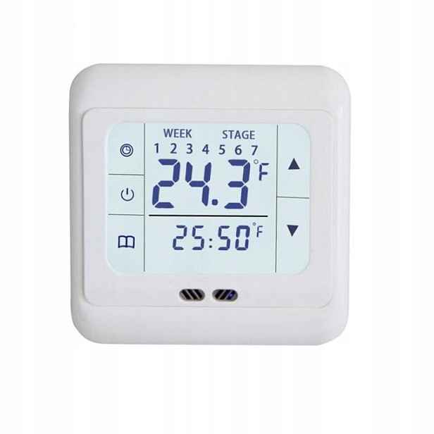 220V Pokojový termostat s regulátorem teploty pro podlahové vytápění 16A