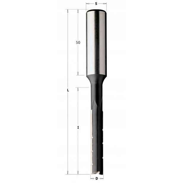 Cmt 102.160.31 Fréza Hl oscilační s lamačem D=16 I=100 L=155 S=16x50 Rh