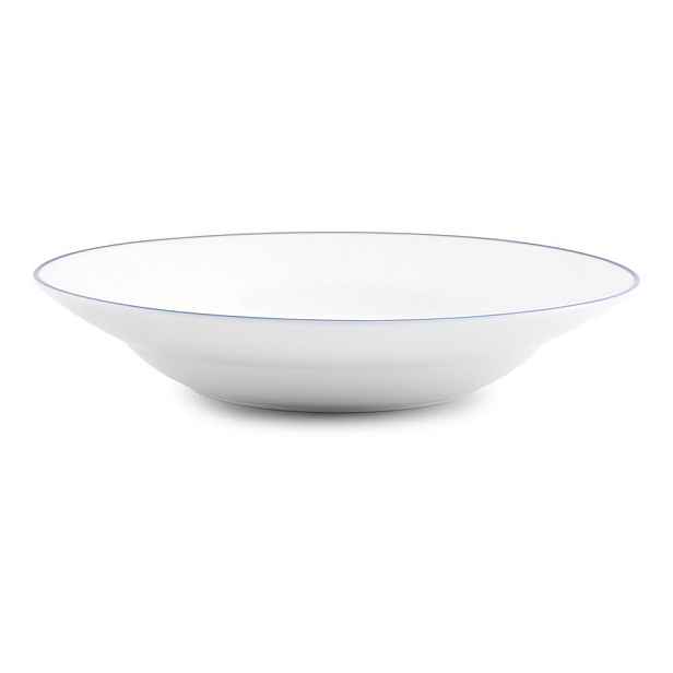 Bílý hluboký  porcelánový talíř ø 23 cm Basic White – BonBistro