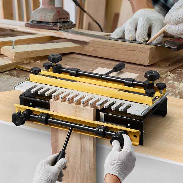 TEMU VEVOR Šablona pro rybinování, šířka 310 mm, frézovací šablony pro rybinování s frézou a šablonou 1/2“, přesná šablona pro rybinování, čepová