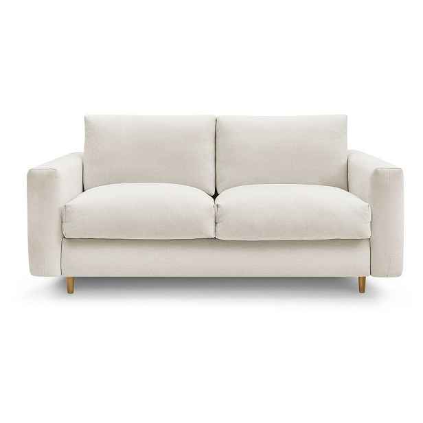Béžová pohovka na každodenní spaní/rozkládací 220 cm Cocoone – Bobochic Paris