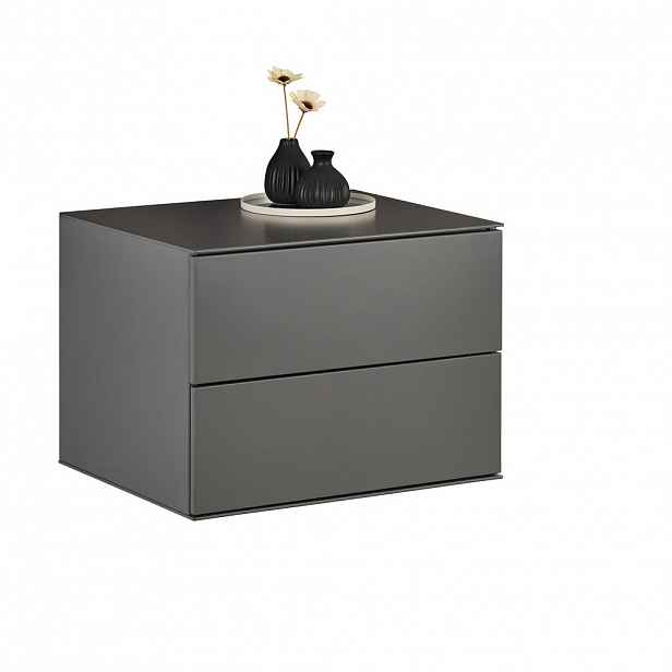 Dieter Knoll KOMODA, antracitová, 60/44/50 cm