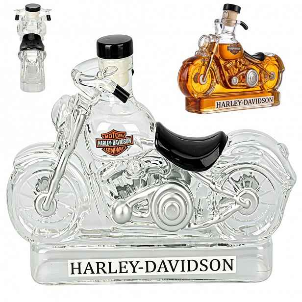 Karafa na whisky motorka závodní dárek na Halloween 350 ml