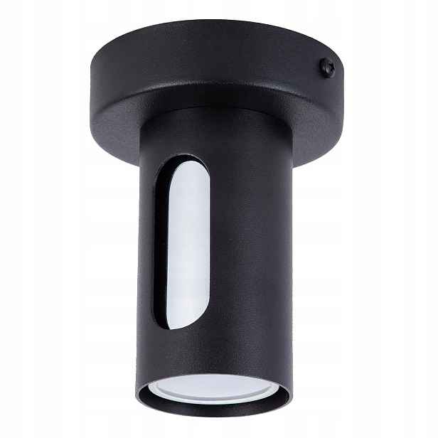 Sigma Lighting Spot Stropní Moderní Ø10 cm Černá-Stříbrná 1xGU10