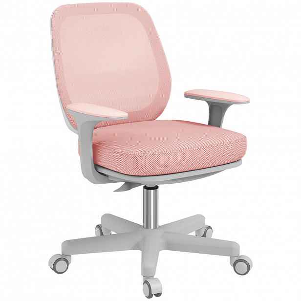 Vinsetto KANCELÁŘSKÁ ŽIDLE, ergonomická kancelářská židle s otočnou funkcí, výškově nastavitelná