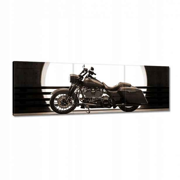 Obrazy 120x40 Harley Davidson Motocykl