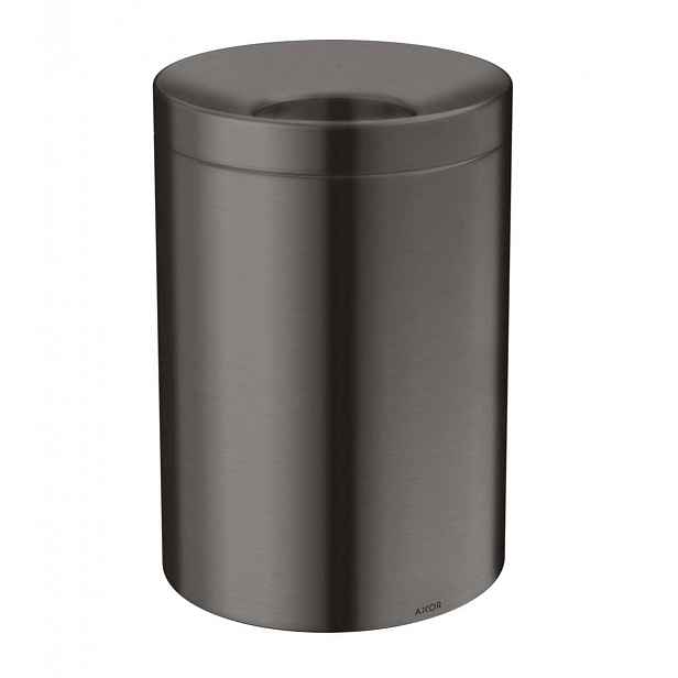 Axor Universal Circular - Odpadkový koš 5 l, kartáčovaný černý chrom 42872340