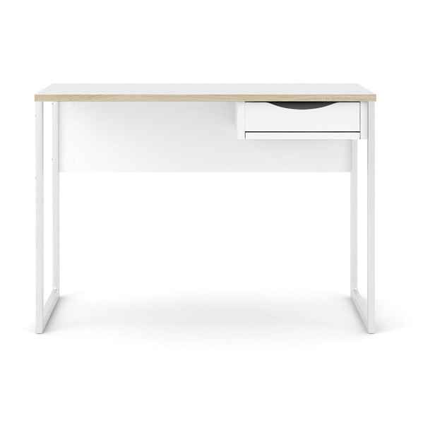 Bílý pracovní stůl Tvilum Function Plus, 110 x 48 cm