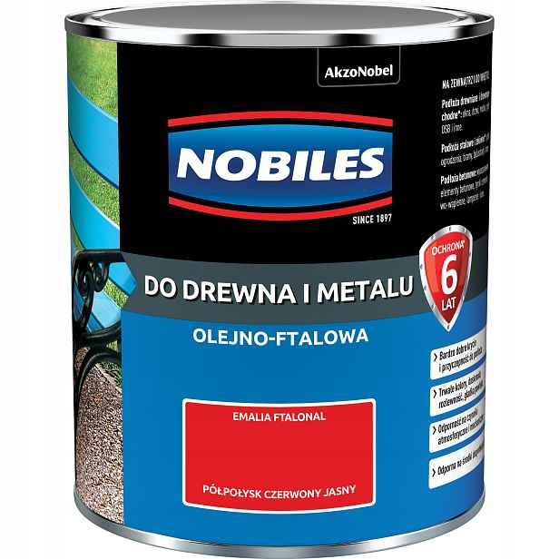 Ftalonal 5 L Červený Světlý Pololesk Nobiles