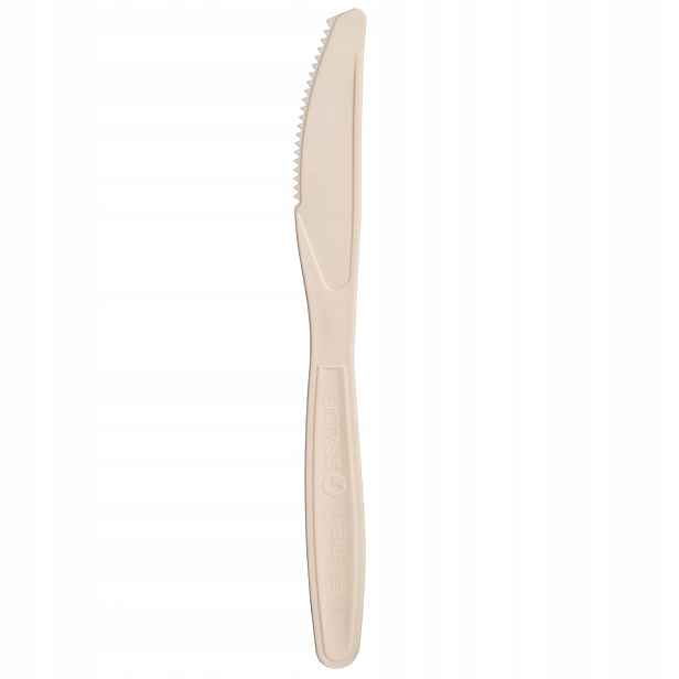Nože z avokádových jader, béžové, 18 cm, 200 ks