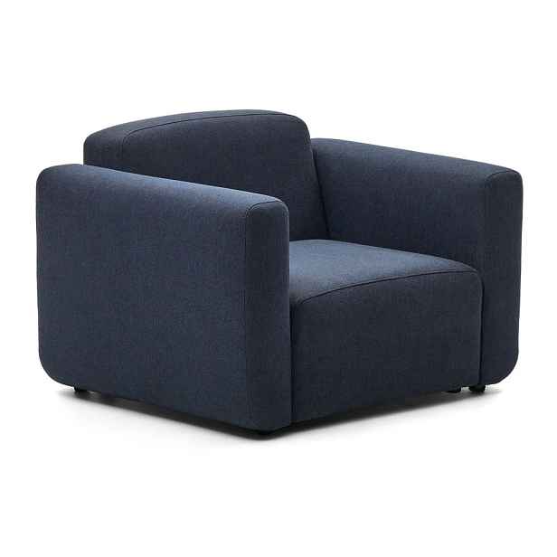 Tmavě modré křeslo Neom – Kave Home