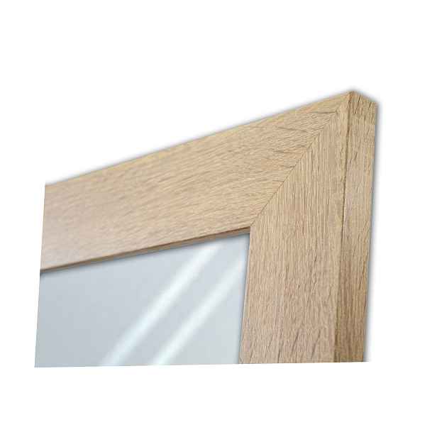 Zrcadlo v širokém rámu 100x40 dub sonoma