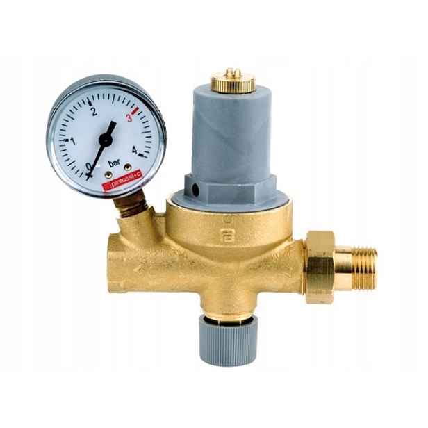Automatický ventil pro plnění zařízení s manometrem 1/2"
