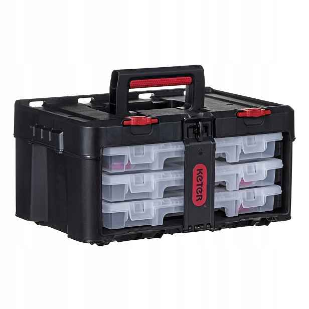 Box na nářadí Stack n Roll se 3 organizéry