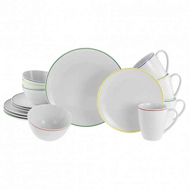 Creatable KOMBINOVANÁ SOUPRAVA Luna Color Line 16dílné