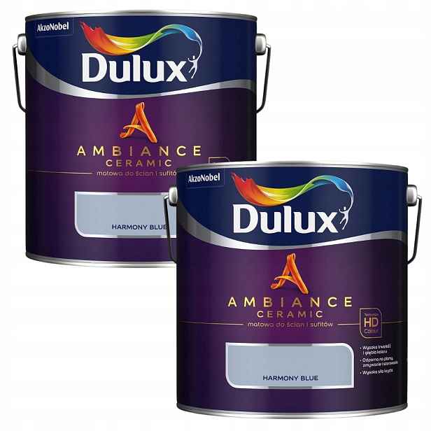 Set Dulux 2x2,5L Ambiance Ceramic Barva Keramická Harmony Blue 5L