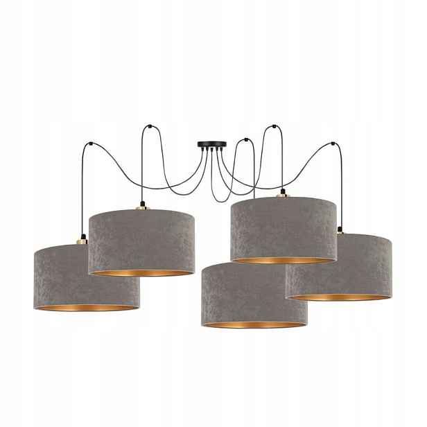 Stropní Svítidlo Spider Pavouk Semiš Velur 40 CM