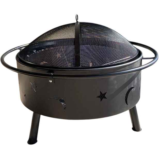 Avenberg Zahradní ohniště s grilem Wildfire, 74 cm
