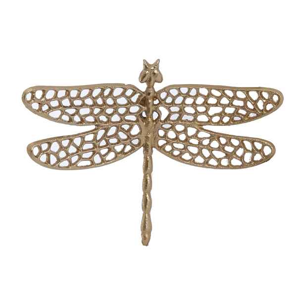 Kovová nástěnná dekorace 24x17,5 cm Dragonfly – Light & Living