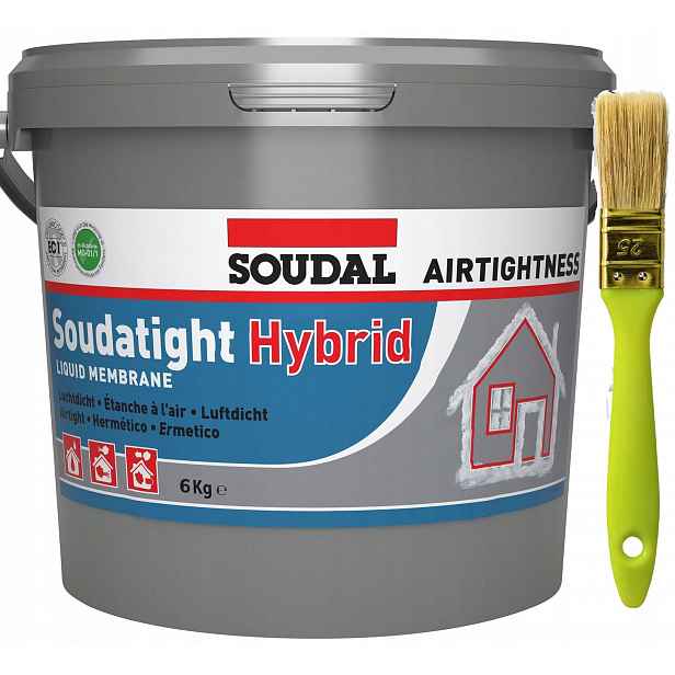 Soudal Sws Tekutá Membrána Soudatight Hybrid 6 kg Štětec