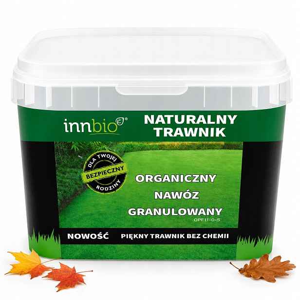 Hnojivo Na Trávy Trávníku Podzimní Granule Přírodní Innbio 7,3 Kg