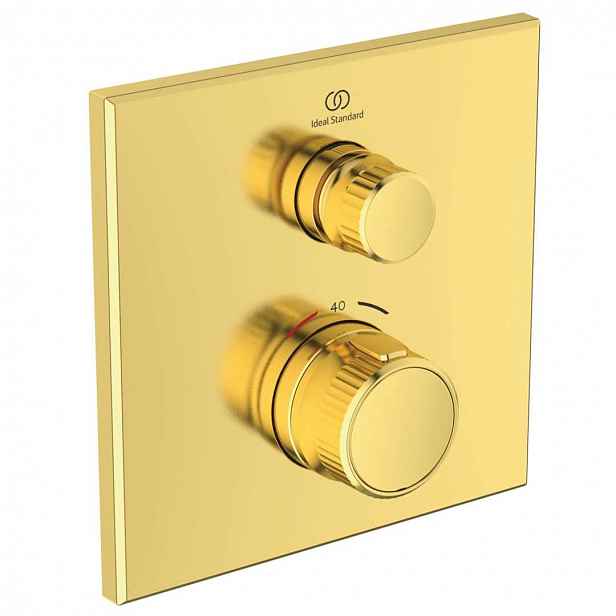Ideal Standard CeraTherm Navigo - Termostatická sprchová baterie pod omítku, Brushed Gold A7301A2