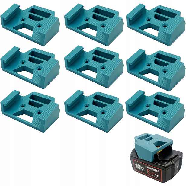 Držák na baterie je vhodný pro Makita Lxt 18V mini 9ks