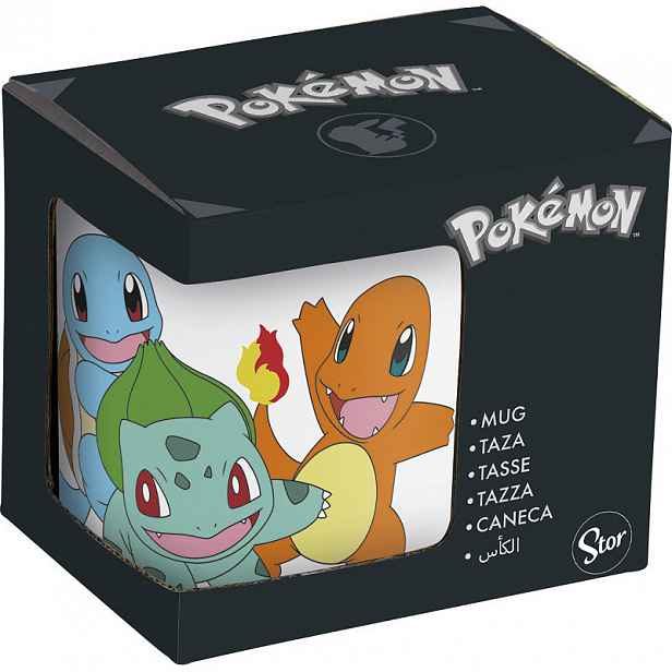 TEMU Porcelánový hrnek Pokémon Tanečníci 325 ml (11 Oz) v dekorativní krabičce