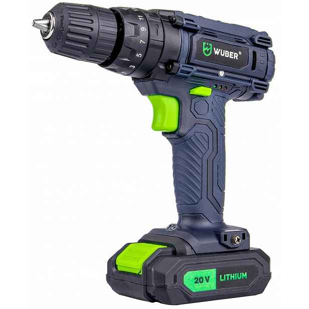 Wuber W52004, Aku šroubovák s 20V ráčnou 20V, 2000mAh, 2 rychlosti, příklep