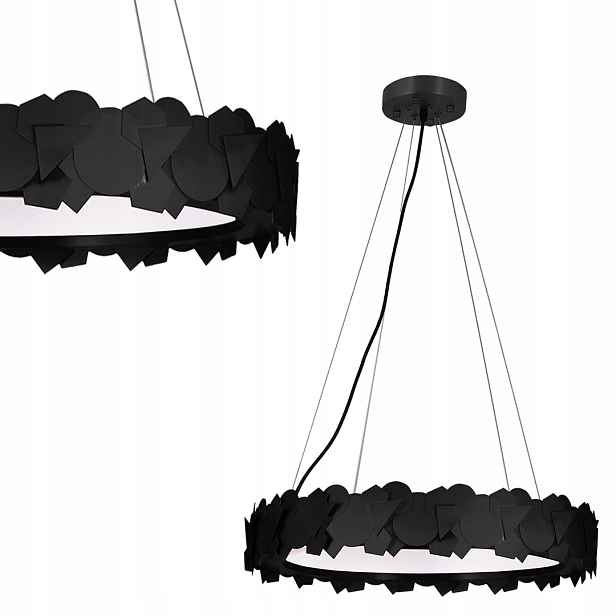 Závěsná lampa Soho Black 24W Led