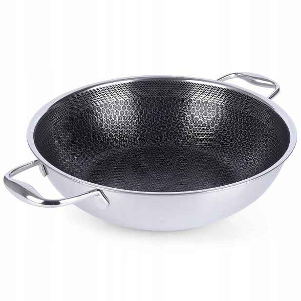 Wok pánev Orion Ocelová Nepřilnavá Cookcell Hybrid 28 cm Hluboká