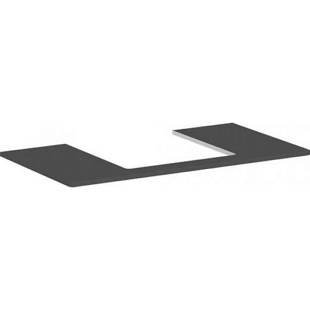Deska pod umyvadlo Hansgrohe Xelu Q 980x1,6x55 cm šedá matná 54095910