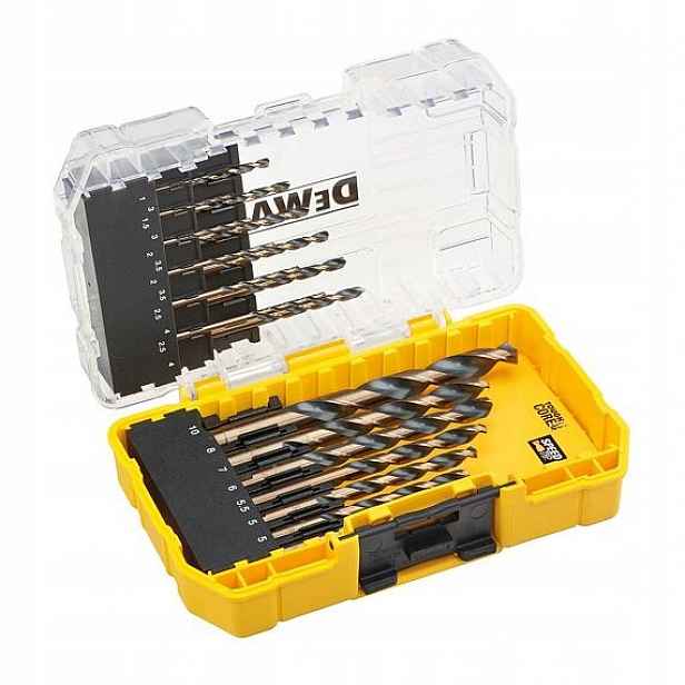DeWalt DT70728 sada vrtáků do kovu Black-Gold 1-10mm, 19-dílná