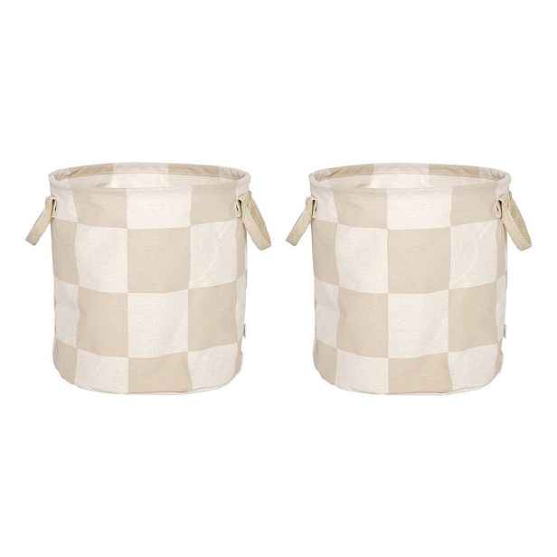 Látkové košíky v sadě 2 ks ø 32x32 cm Chess – OYOY Living Design