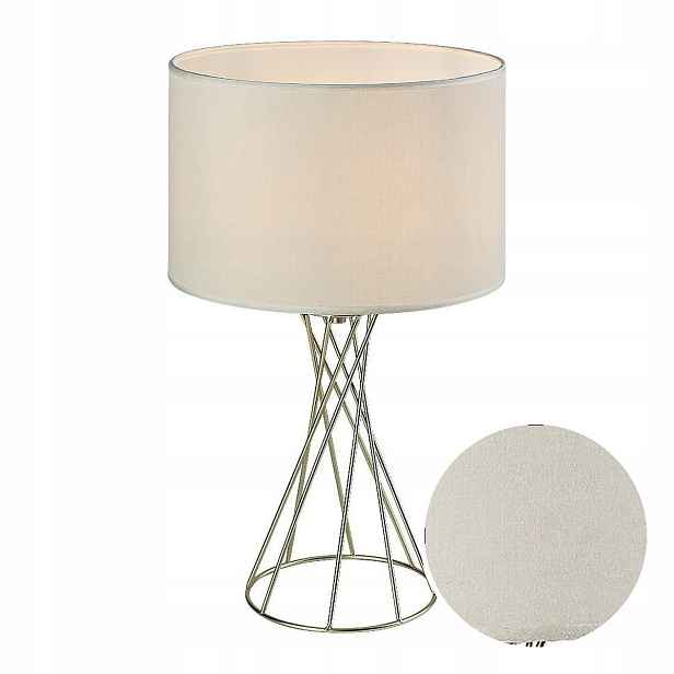 Moderní stolní lampa Zlatá Bílá E27 40W Kancelář Psací stůl Nivra Rabalux